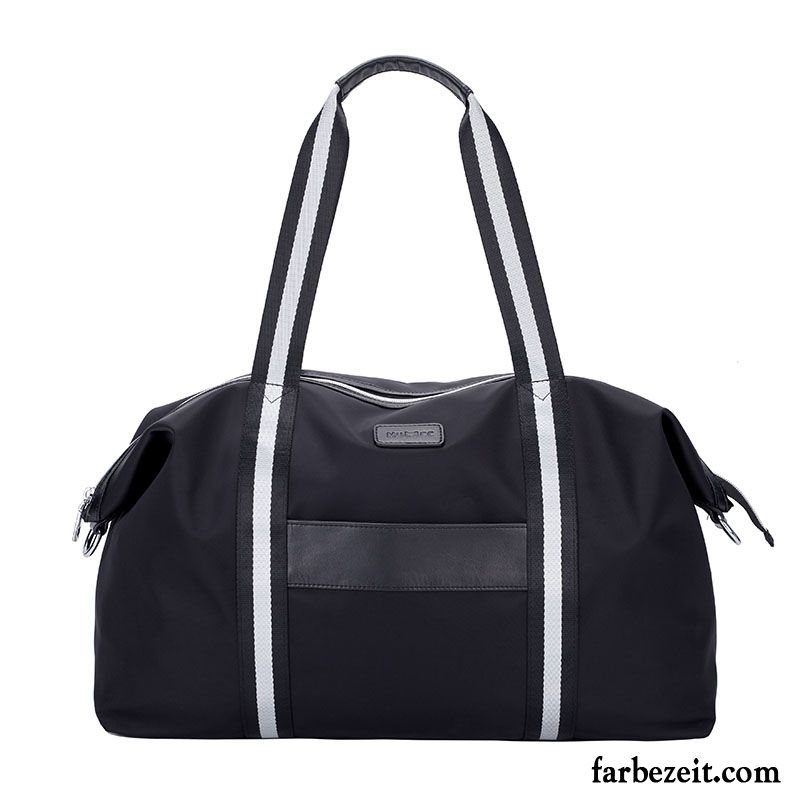 Reisetasche Damen Reisen Kurz Geschäftsreise Gepäcktasche Mesh Fitness Bordeauxrot Rot