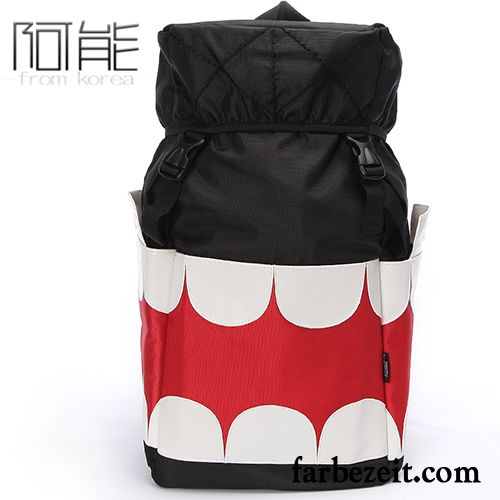 Reisetasche Damen Reisen Mode Rucksack Sport Trend Computer Tasche Rot