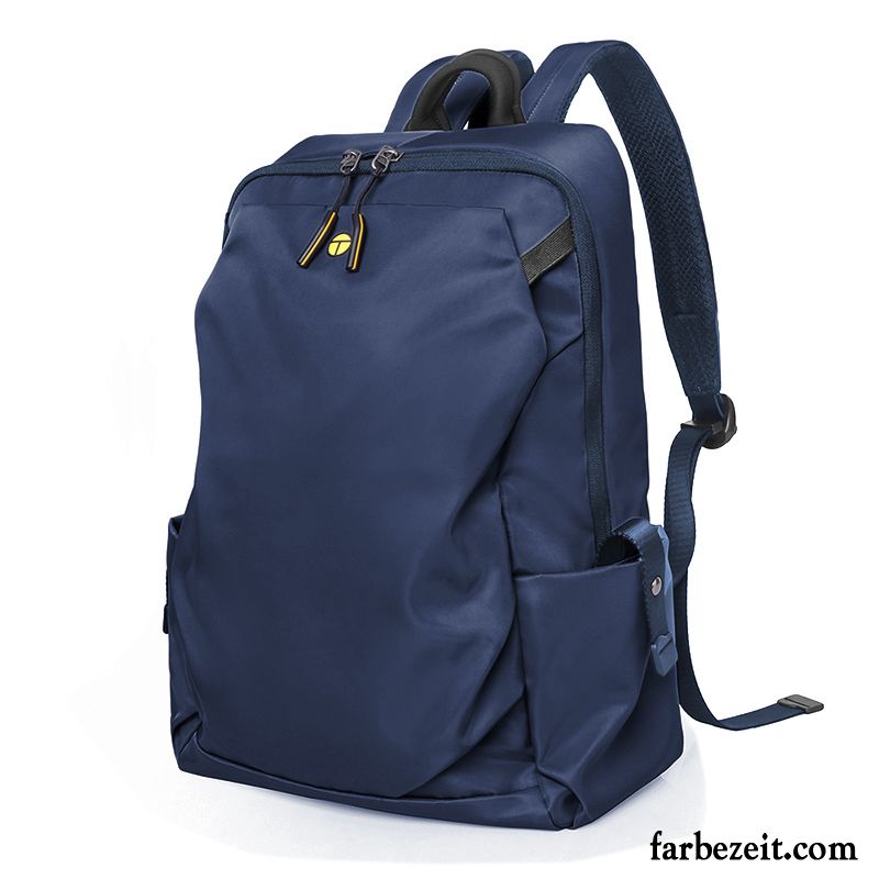 Reisetasche Herren Schultasche Rucksack Computer Tasche Student Reisen Mode Blau