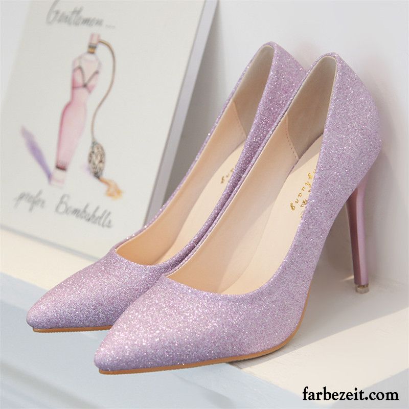 Rote Pumps Riemchen Schnürschuhe Gold Rosa Dünne Fersen Damen Herbst Hochzeit Schuhe Pumps Allgleiches Spitze Silber Feder Schwarz