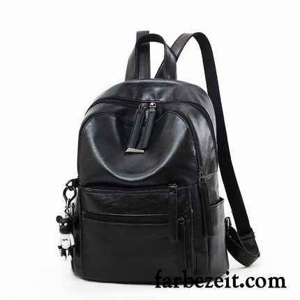 Rucksäcke Damen Große Kapazität Rucksack Freizeit Schultasche Neu Trend Grün Rot