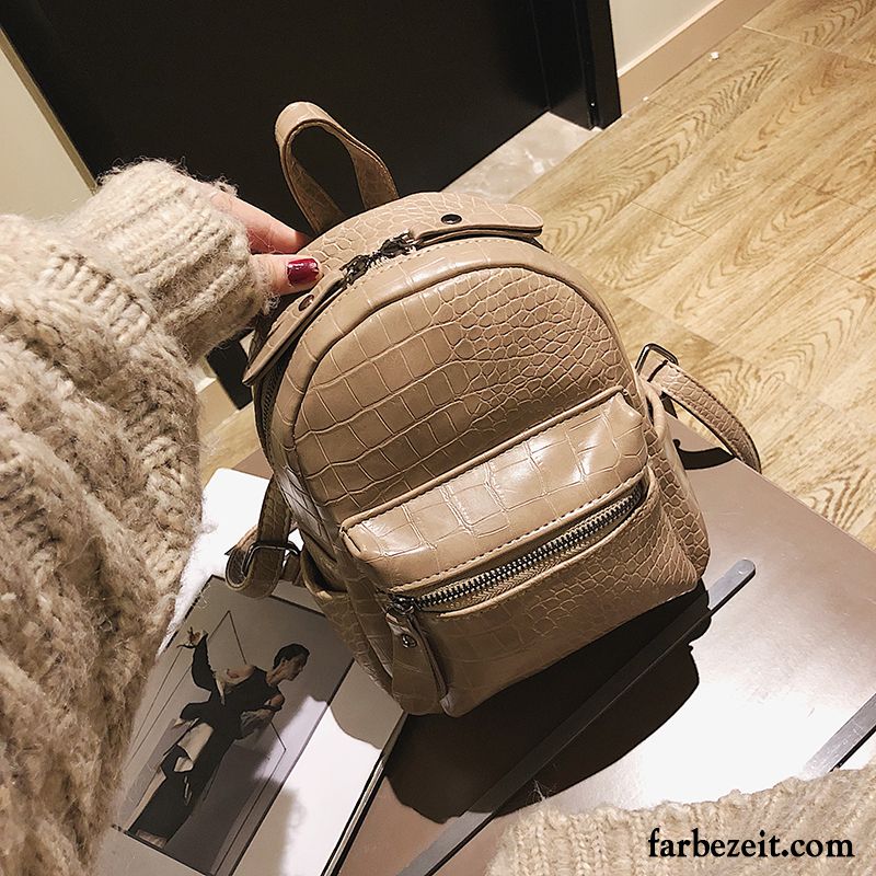 Rucksäcke Damen Neu Qualität Super All Match Rucksack Mini Khaki