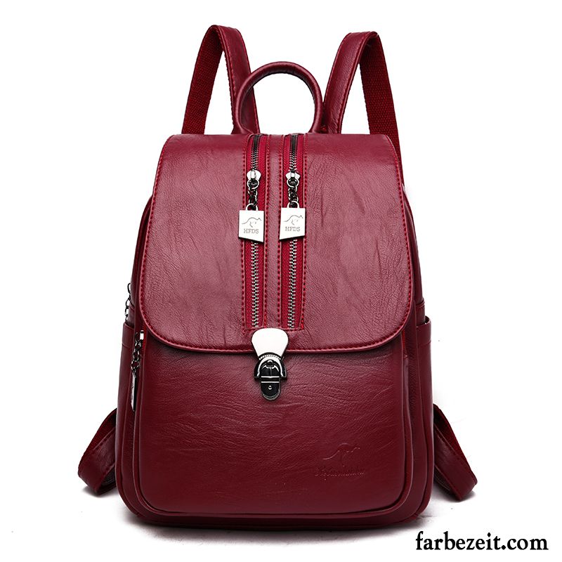 Rucksäcke Damen Rucksack Große Kapazität Tasche Trend Reisen All Match Gelb