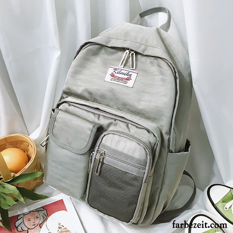 Rucksäcke Damen Rucksack Mode Schultasche Mini Groß Gymnasium Schwarz