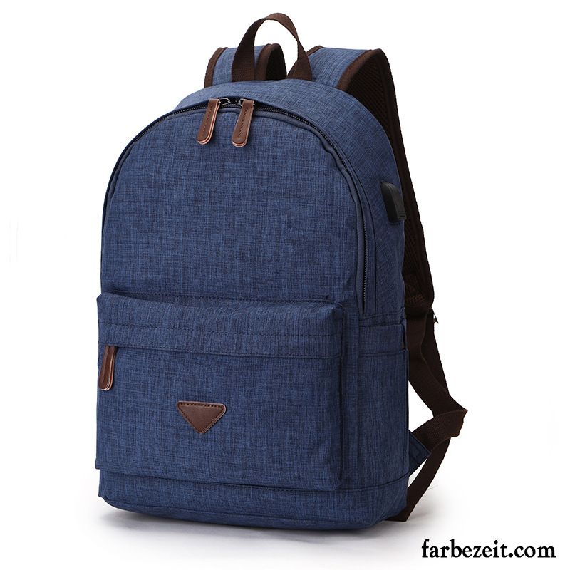 Rucksäcke Herren All Match Rucksack Damen Trend Super Mode Grau