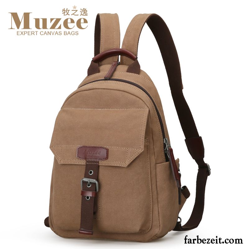 Rucksäcke Herren Rucksack Umhängetasche Damen Brusttasche Schultasche Mode Hell