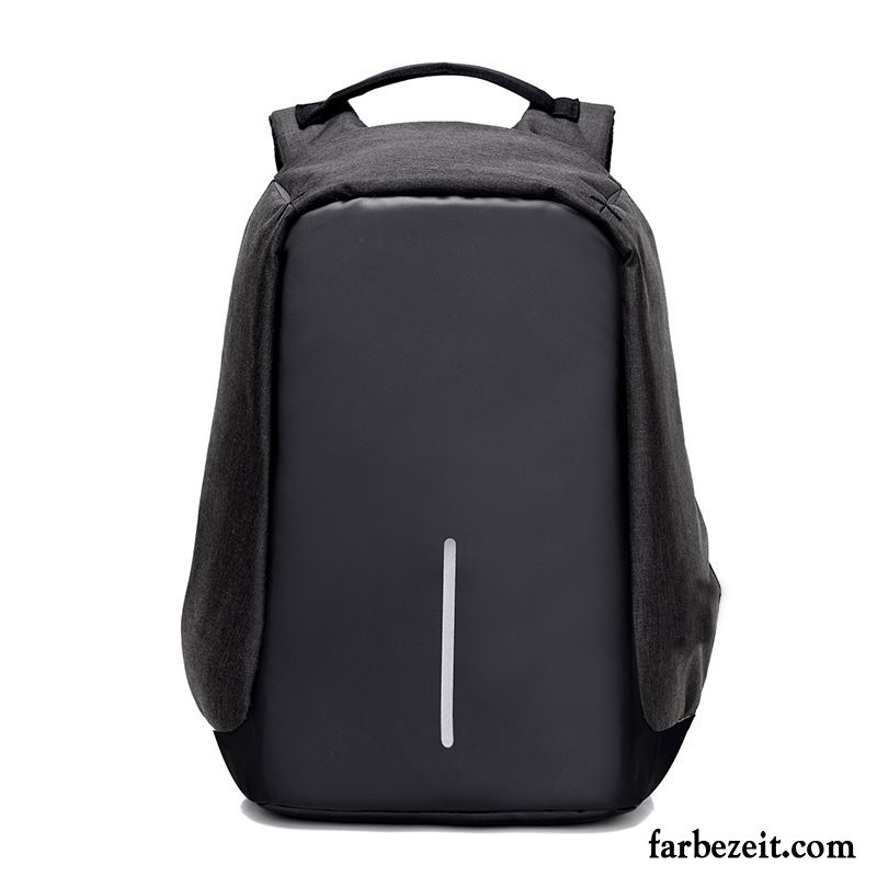 Rucksäcke Herren Tragbar Student Oxford Tuch Schultasche Rucksack Computer Tasche Purpur Lila