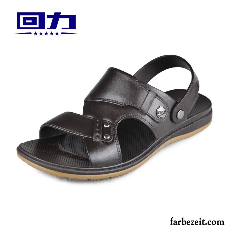 Sale Schuhe Herren Rutschsicher Neue Strand Casual Atmungsaktiv Pantolette Sommer Sandalen Schuhe Günstig