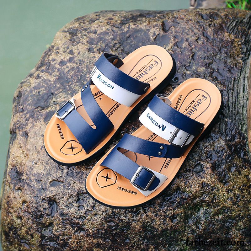 Sandalen Geschlossen Herren Jugend Casual Atmungsaktiv Neue Strand Trend Sandalen Sommer Schuhe