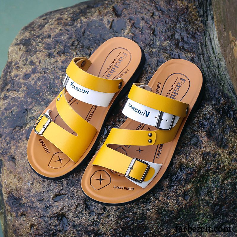 Sandalen Geschlossen Herren Jugend Casual Atmungsaktiv Neue Strand Trend Sandalen Sommer Schuhe