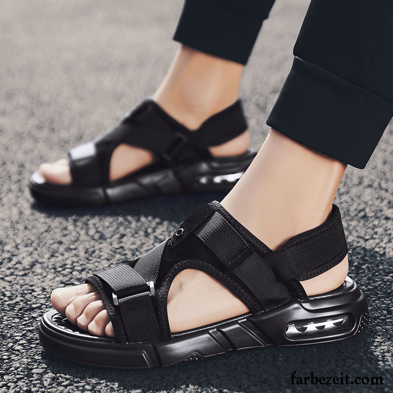 Sandalen Herren Trend Casual Allgleiches Mode Sommer Neue Sandfarben