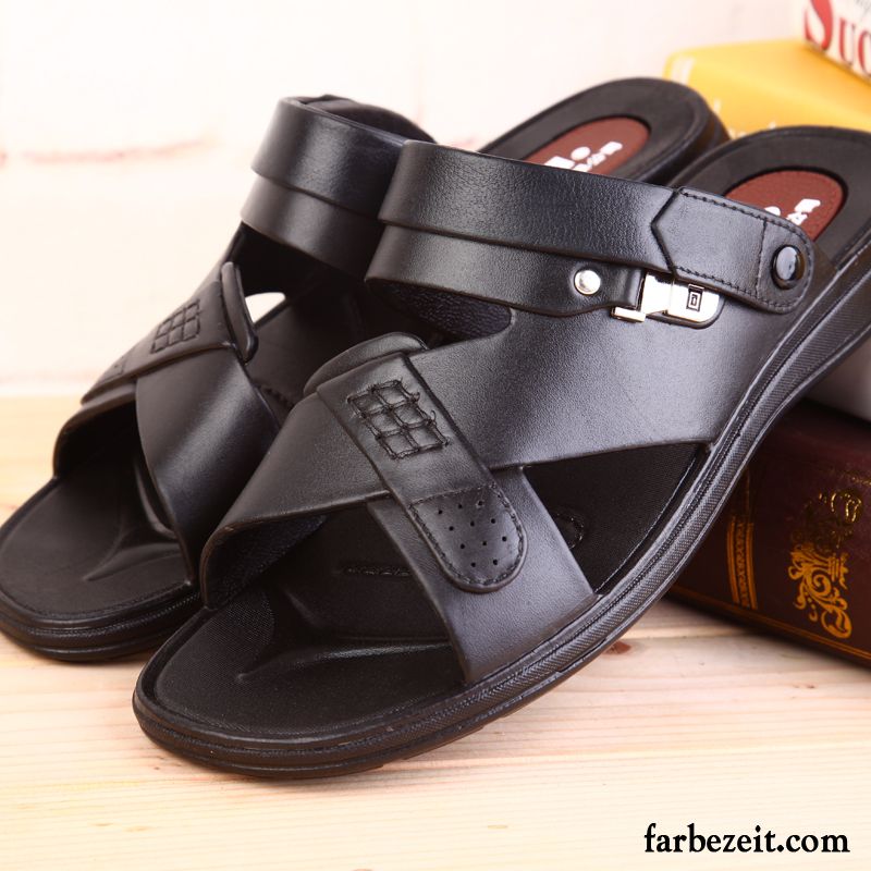 Sandalen Fußbett Herren Wasserdicht Sandalen Schuhe Flache Einfach Hohl Atmungsaktiv Strand Pantolette Verkaufen