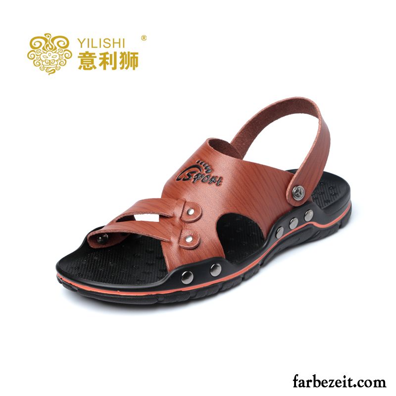 Sandalen Online Bestellen Sommer Neue Casual Hausschuhe Herren Strand Sandalen Rutschsicher Draussen Günstig