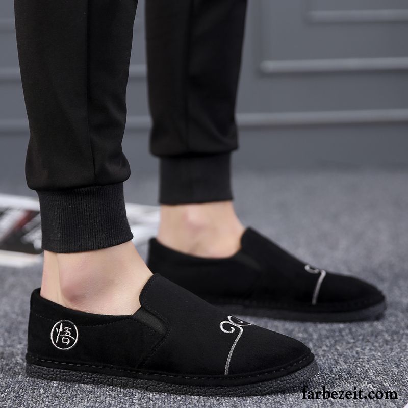 Schicke Schuhe Herren Trend Allgleiches Casual Slip-on Faul Schuhe Halbschuhe Feder Neue Billig