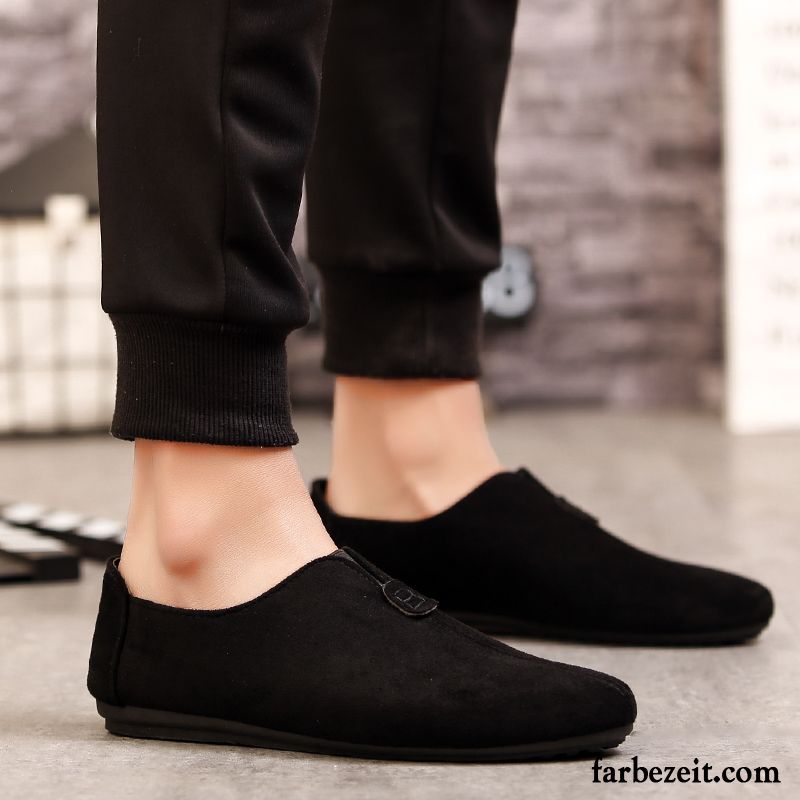 Schicke Schuhe Herren Trend Allgleiches Casual Slip-on Faul Schuhe Halbschuhe Feder Neue Billig