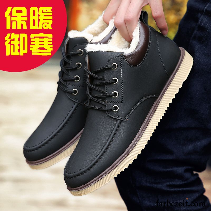 Schuhe Herren Schwarz Allgleiches Jugend Lederschue Casual Schuhe England Neue Feder Sale