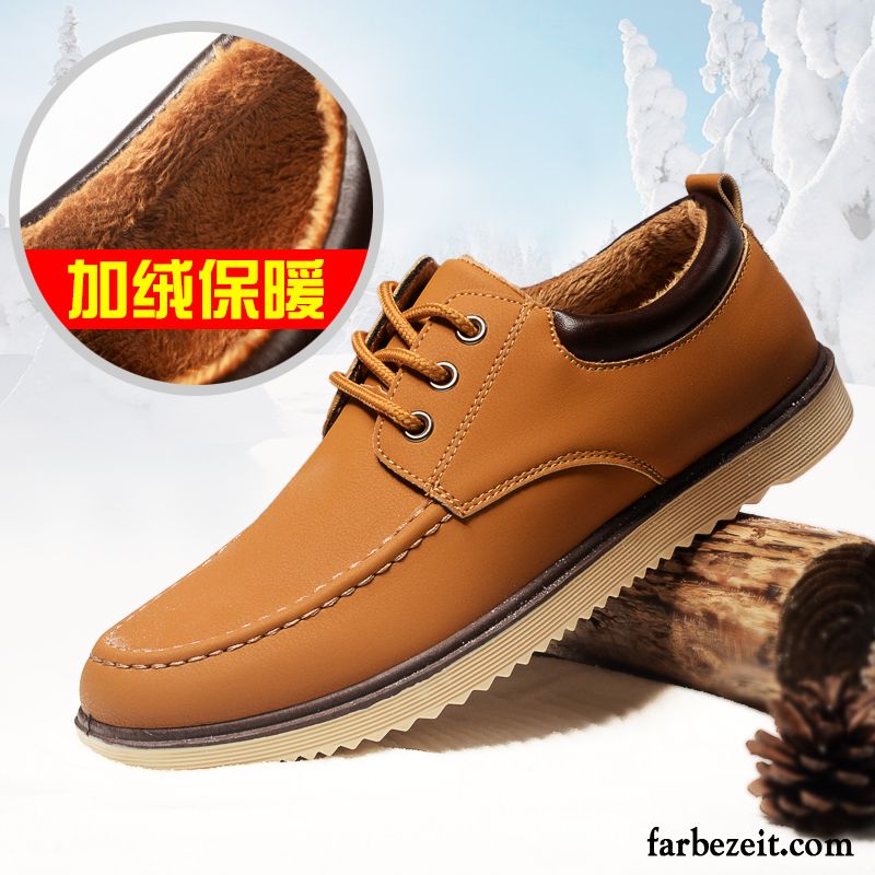 Schuhe Herren Schwarz Allgleiches Jugend Lederschue Casual Schuhe England Neue Feder Sale