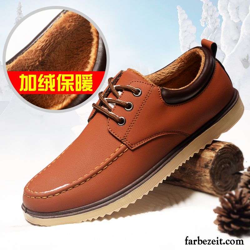 Schuhe Herren Schwarz Allgleiches Jugend Lederschue Casual Schuhe England Neue Feder Sale