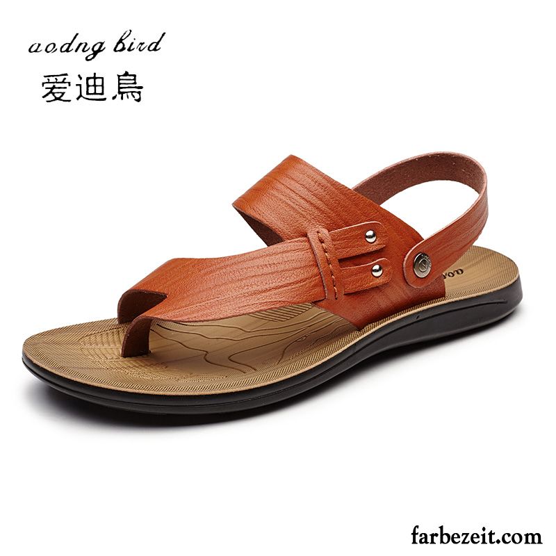 Schuhe Online Kaufen Trend Casual Sommer Neue England Schuhe Herren Pantolette Sandalen Billig