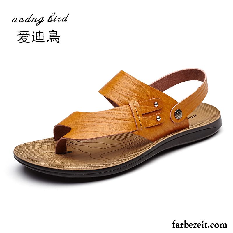 Schuhe Online Kaufen Trend Casual Sommer Neue England Schuhe Herren Pantolette Sandalen Billig