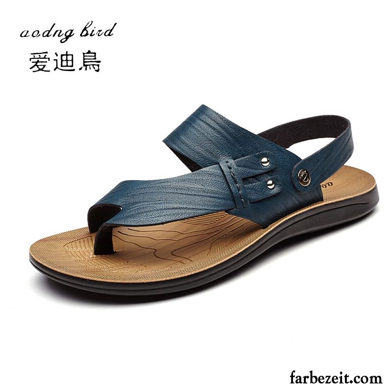 Schuhe Online Kaufen Trend Casual Sommer Neue England Schuhe Herren Pantolette Sandalen Billig