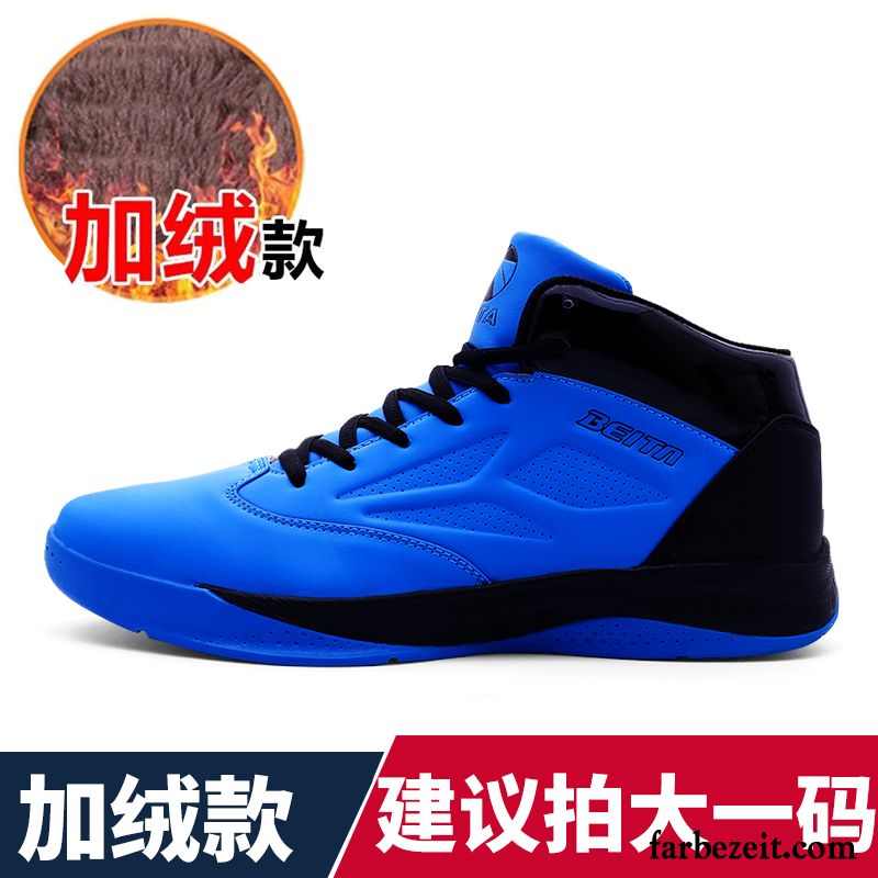 Schuhe Schwarz Weiß Herren Hohe Atmungsaktiv Blau Sommer Schuhe Feder Sportschuhe Schüler Rutschsicher Tragen Basketballschuhe Verkaufen