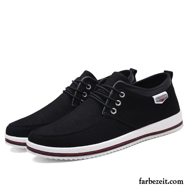 Schuhe Sportlich Elegant Herren Feder Schnürung Schuhe Espadrille Skaterschuhe Denim Trend Schüler Atmungsaktiv Casual Große Größe Verkaufen