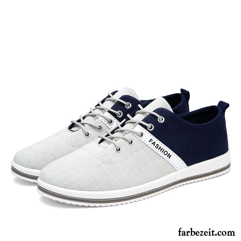 Schuhe Sportlich Elegant Herren Feder Schnürung Schuhe Espadrille Skaterschuhe Denim Trend Schüler Atmungsaktiv Casual Große Größe Verkaufen