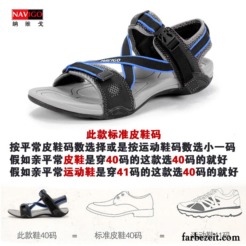 Schuhe Herren Original Draussen Rom Strand Casual Trend Sandalen Schuhe Sommer