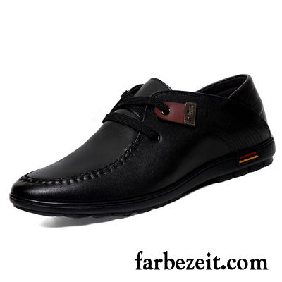 Schuhe Zum Anzug Sportlich Weiche Sohle Lederschue Plus Samt Jugend Herren Runde Zehe Casual Schuhe Schnürschuh Winter England Herbst Billig