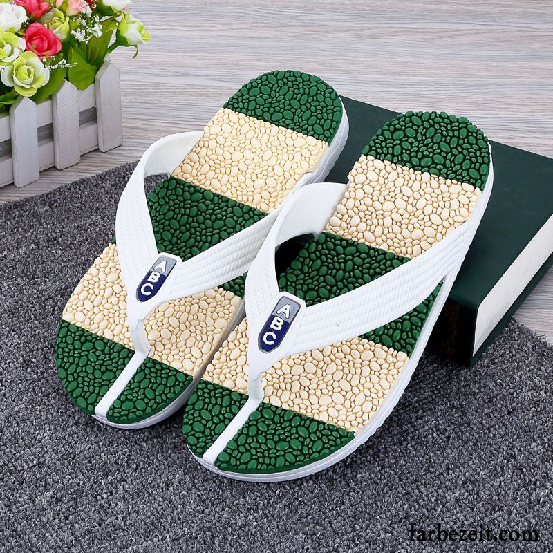 Schöne Hausschuhe Herren Pantolette Draussen Casual Trend Neue Rutschsicher Gummi Sommer Schüler Strand Kaufen