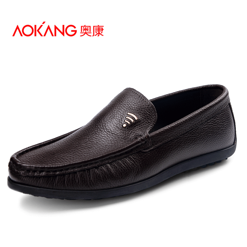 Sehr Bequeme Schuhe Echtleder Schuhe Casual Weiche Sohle Slip-on Lederschue Faul Herren Kaufen