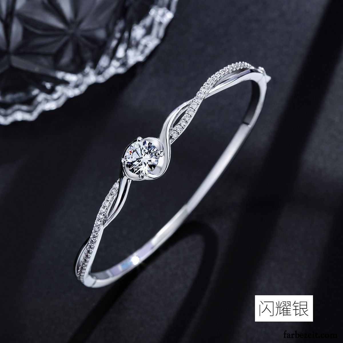 Silberschmuck Damen Armbänder Einfach Liebhaber Persönlichkeit Geburtstagsgeschenk Silber