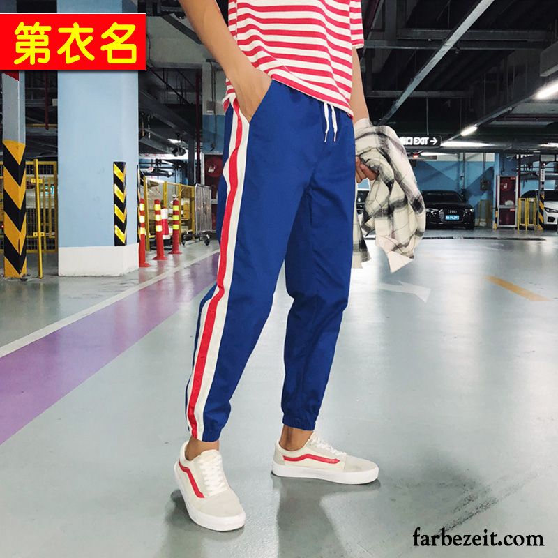 Skinny Chino Herren Hose Sport Trend Herbst Freizeit Weiß Neu Lose Schlank Schüler Günstig