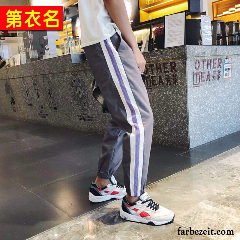 Skinny Chino Herren Hose Sport Trend Herbst Freizeit Weiß Neu Lose Schlank Schüler Günstig