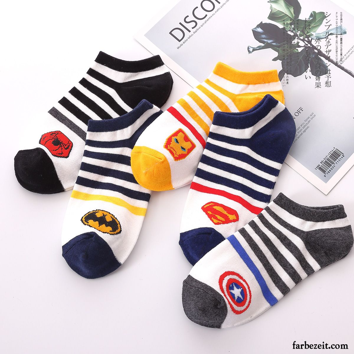 Socken Herren Baumwolle Unsichtbar Schweiß Sommer Knöchelsocken Dünne Gelb Hell