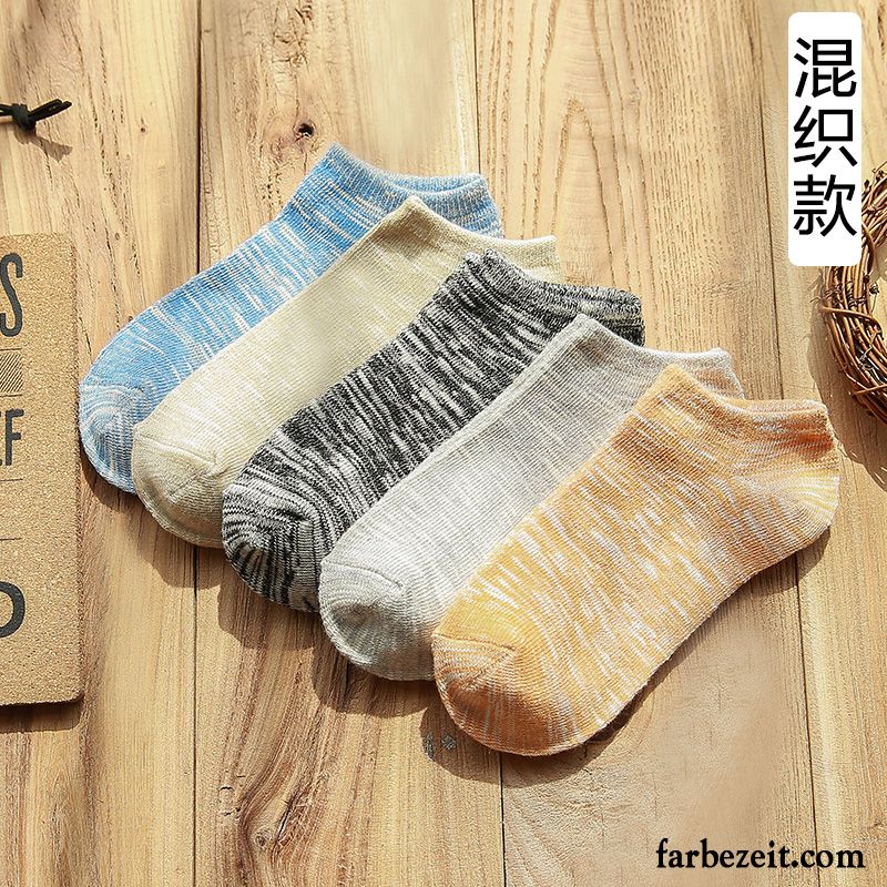 Socken Herren Schweiß Frühling Herbst Winter Baumwolle Baumwollsocken Grau