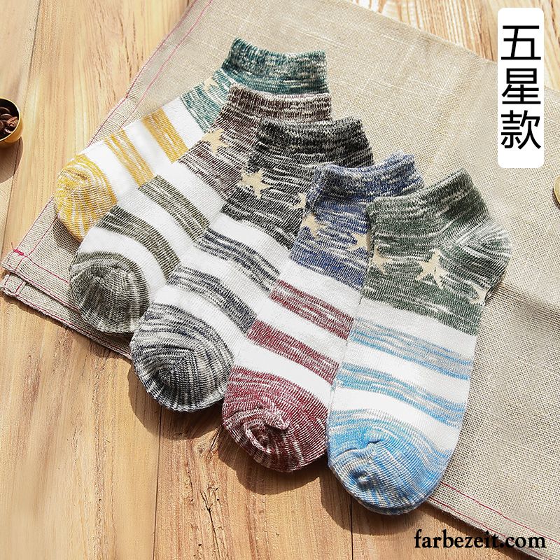 Socken Herren Schweiß Frühling Herbst Winter Baumwolle Baumwollsocken Grau