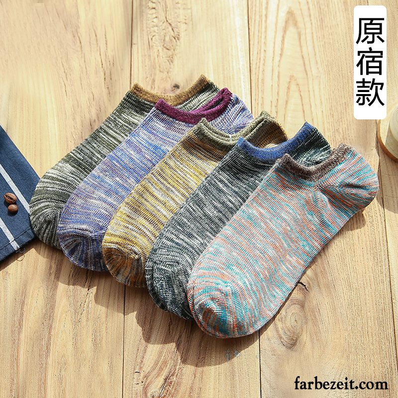 Socken Herren Schweiß Frühling Herbst Winter Baumwolle Baumwollsocken Grau