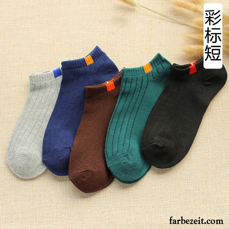 Socken Herren Schweiß Frühling Herbst Winter Baumwolle Baumwollsocken Grau