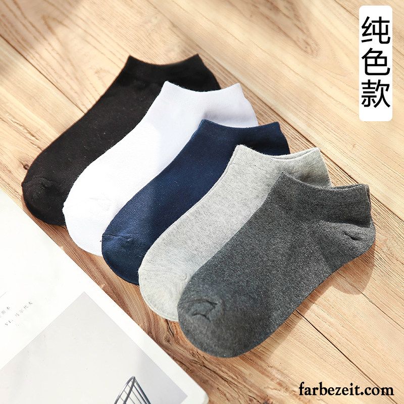 Socken Herren Schweiß Frühling Herbst Winter Baumwolle Baumwollsocken Grau