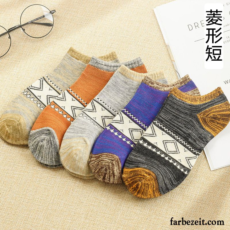 Socken Herren Schweiß Frühling Herbst Winter Baumwolle Baumwollsocken Grau