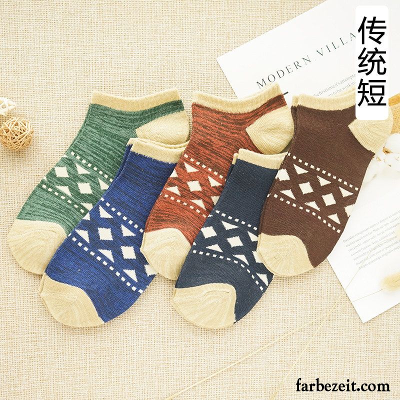 Socken Herren Schweiß Frühling Herbst Winter Baumwolle Baumwollsocken Grau