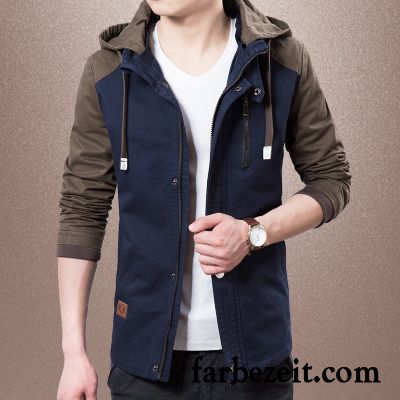 Sommer Regenjacke Herren Überzieher Neu Jacke Winter Jugend Trend Herbst Verdickung Freizeit Plus Samt Rabatt