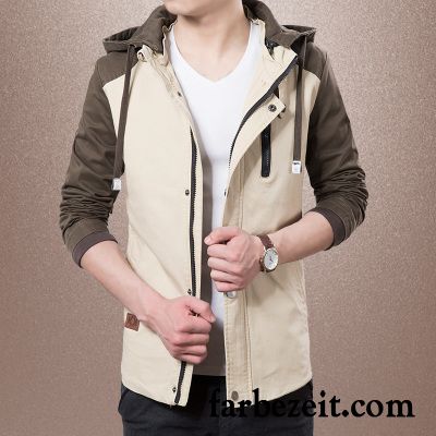 Sommer Regenjacke Herren Überzieher Neu Jacke Winter Jugend Trend Herbst Verdickung Freizeit Plus Samt Rabatt