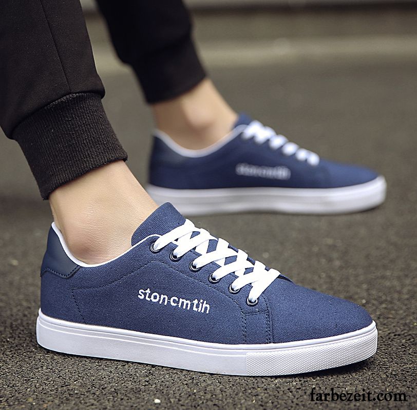 Sommerschuhe Herren Sneaker Weiß Erhöht Feder Skaterschuhe Trend Casual Neue Billig