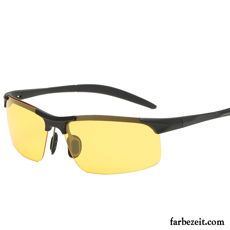 Sonnenbrille Herren Fahren Sonnenbrillen Polarisator Reiten Blau Purpur Lila