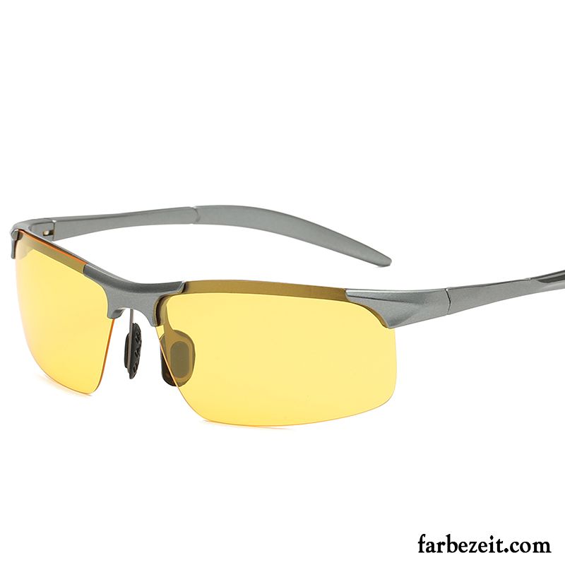 Sonnenbrille Herren Fahren Sonnenbrillen Polarisator Reiten Blau Purpur Lila