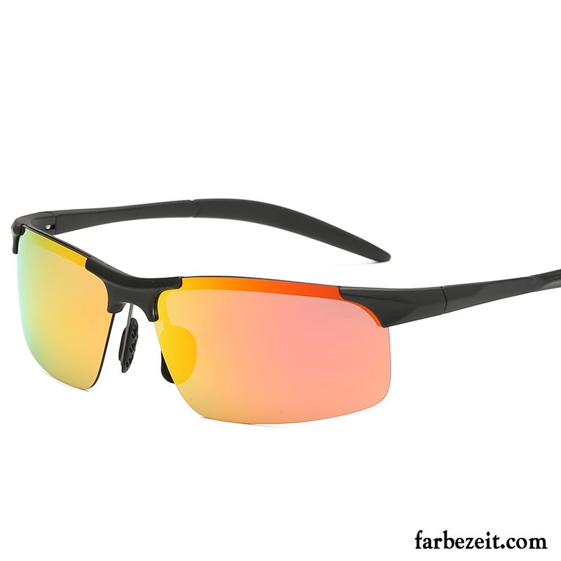 Sonnenbrille Herren Fahren Sonnenbrillen Polarisator Reiten Blau Purpur Lila