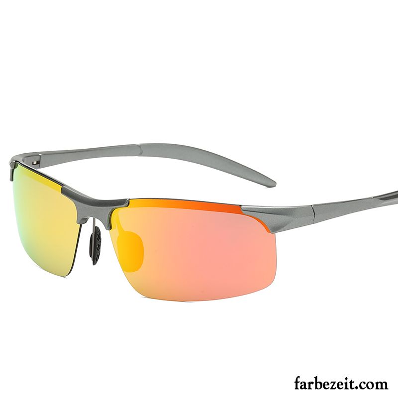 Sonnenbrille Herren Fahren Sonnenbrillen Polarisator Reiten Blau Purpur Lila